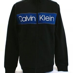 NWT Calvin Klein Men's Sweater Fleece Full Zip L
